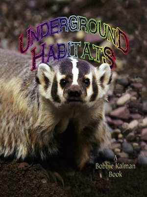 cover image of Underground Habitats